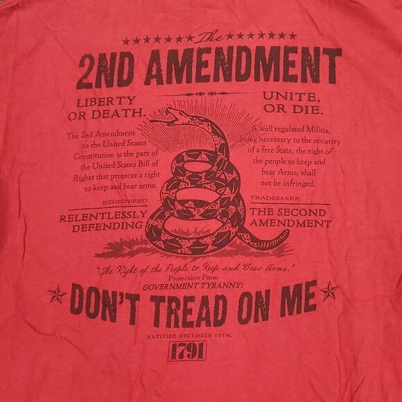 Cabelas 2nd Amendment T-shirt L - Picture 2 of 5